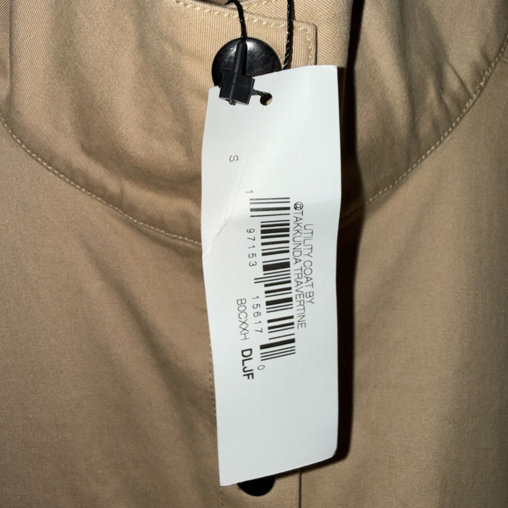 The Drop Women's Tan Convertible Utility Coat Size Small NWT - Picture 5 of 11